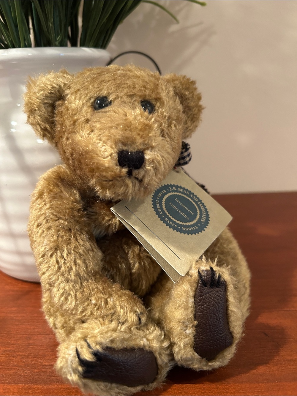 The Boyd’s Collection J. B. BEAN and Ass. NWT Plush Brown Teddy Bear